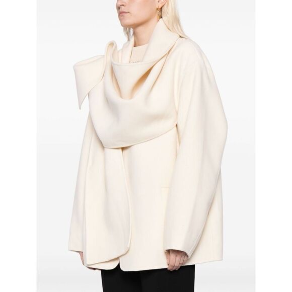 JNBY Women's Wrap-Design Wool-Blend Jacket Size Large - Picture 1 of 13